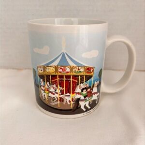 Collectable UNICEF vintage carousel mug cup
